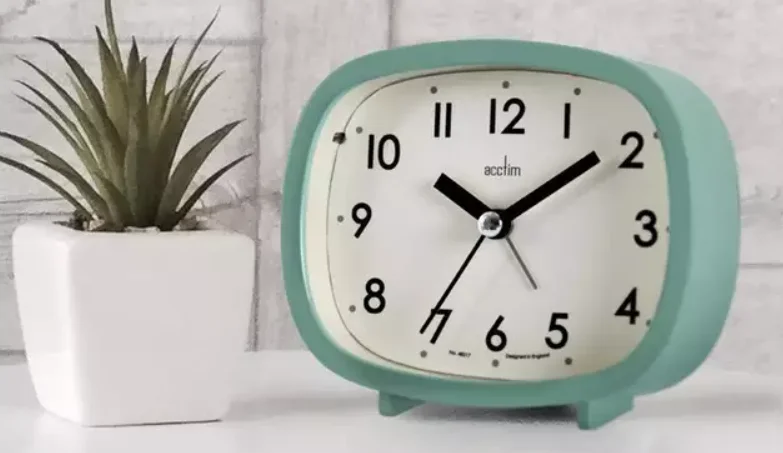 Acctim 15905XS Hilda Retro Beep Alarm Clock feat