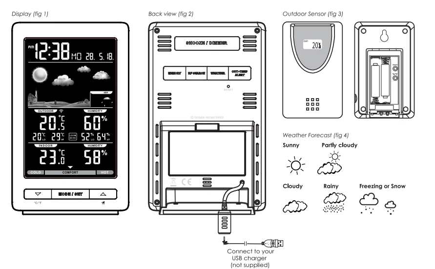 Acctim 16177 Ermir Weather Station 1