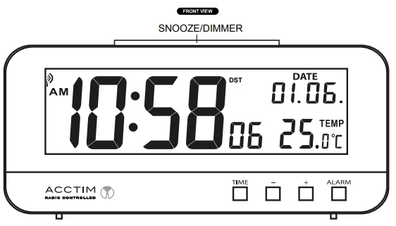 Acctim 71692 Rialto Digital Alarm Clock User Manual Acctim 71692 Rialto Digital Alarm Clock 1