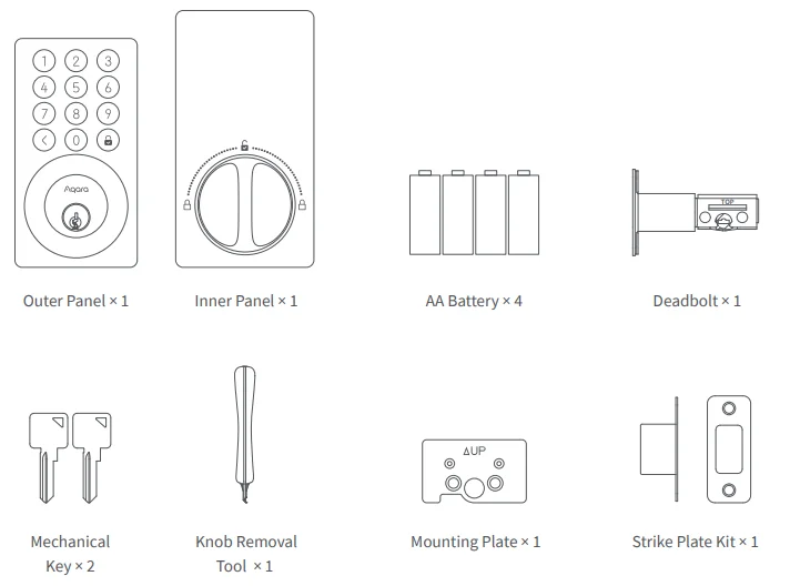 Aqara Smart Lock B50 User Manual Aqara Smart Lock B50 1