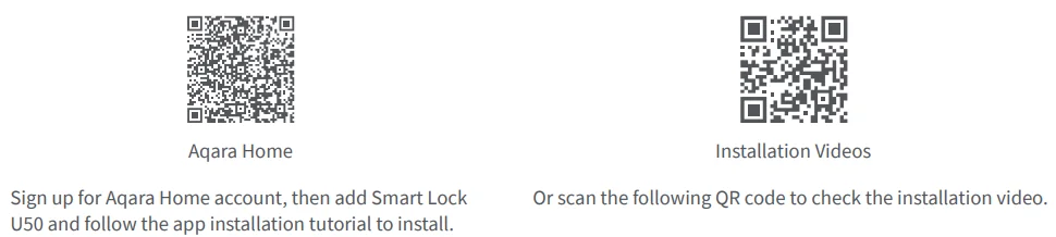 Aqara Smart Lock B50 User Manual Aqara Smart Lock B50 4
