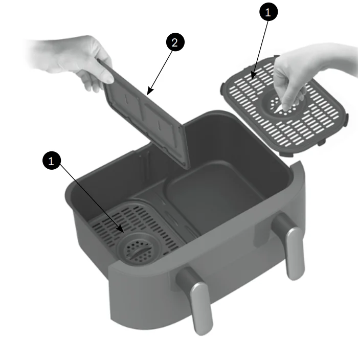 Beautiful 9-qt Trizone Air Fryer 2