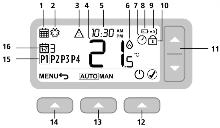 CENTER 340022 Programmable Thermostats 1