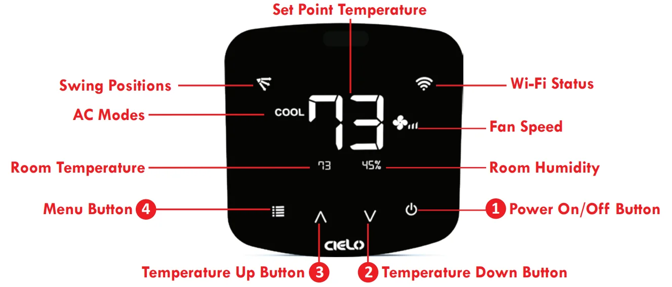 CIELO BREEZ PLUS Smart Wi-Fi Thermostat 17