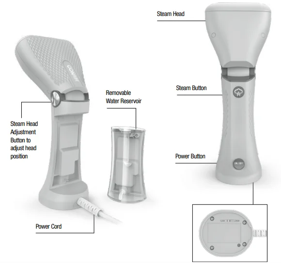 Conair GSC24 Travel Garment Steamer Manual Conair GSC24 Travel Garment Steamer 1