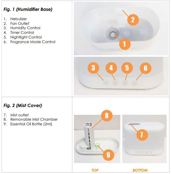 Crane EE-5401 Warm Mist Humidifier 1