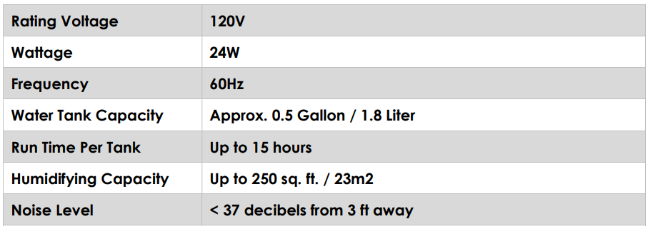 Crane EE-5401 Warm Mist Humidifier 4