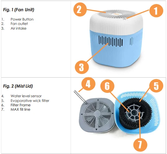 Crane EE-5403 Humidifier 1