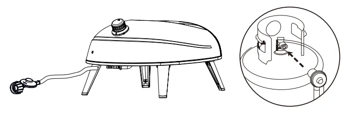 Delivita Diavolo Gas-Fired Pizza Oven 4