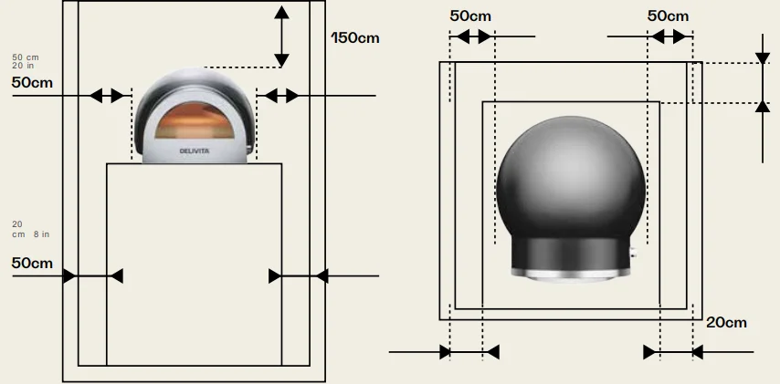 Delivita Flow Duel Fuel Pizza Oven 2