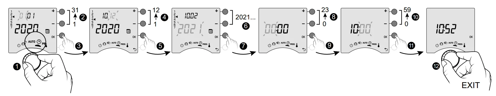 Delta Dore Tybox 137+ Wireless Programmable Thermostat User Guide Delta Dore Tybox 137+ Wireless Programmable Thermostat 6