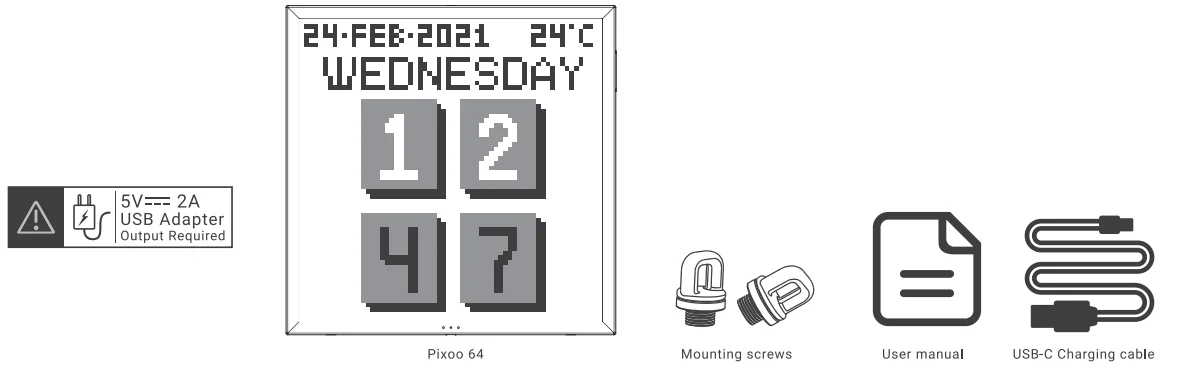 Divoom Pixoo 64 LED Display Frame 1