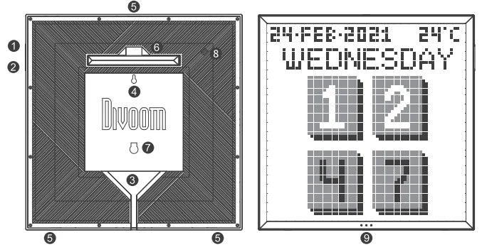 Divoom Pixoo 64 LED Display Frame 2