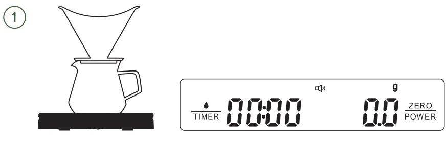 Maestri House K112 Digital Coffee Scale 15