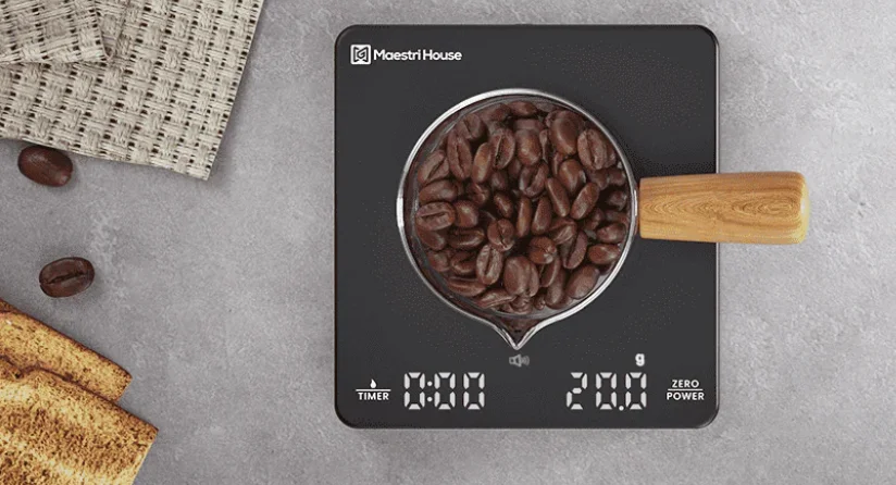 Maestri House KC200 Mini Coffee Scale feat