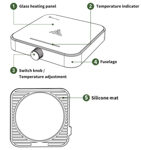 Maestri House MHCW03 Coffee Warmer 1