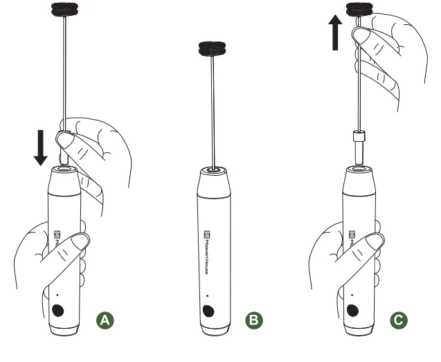 Maestri House MMF-BX07 Handheld Milk Frother 2