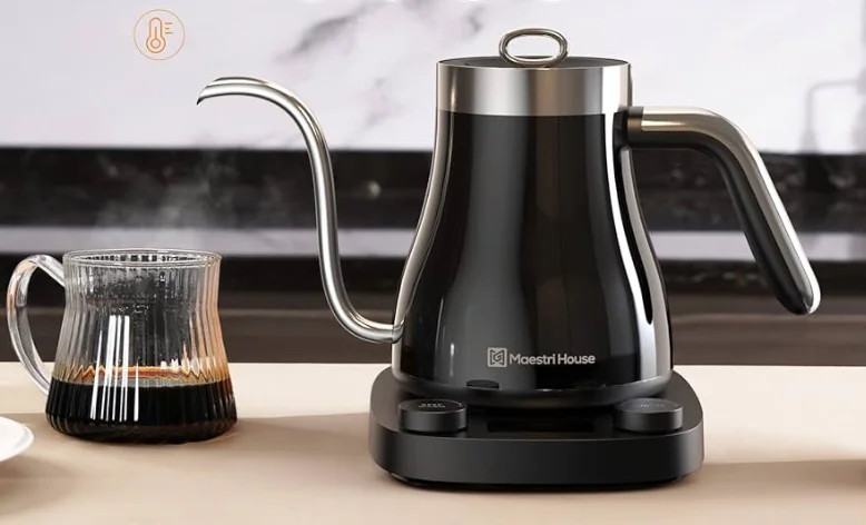 Maestri House MTS-0902-D05 Gooseneck Kettle feat