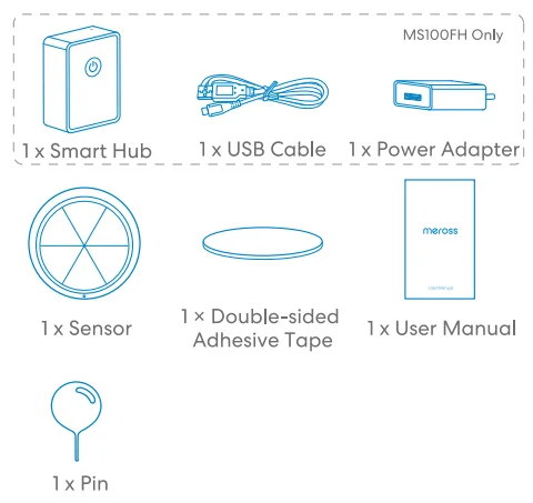 Meross MS100FH Smart Temperature and Humidity Sensor 1