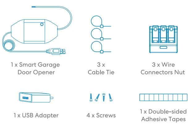 Meross MSG150 Smart Wi-Fi Garage Door Opener 1