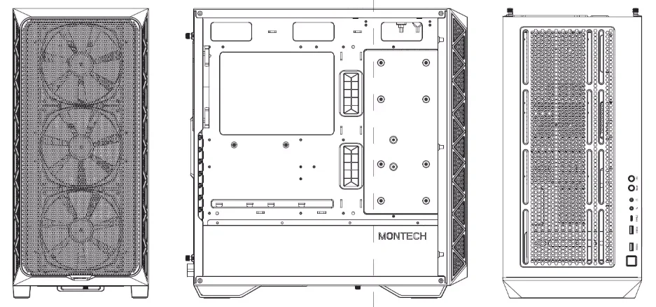Montech AIR 903 MAX Mid Tower Case 1