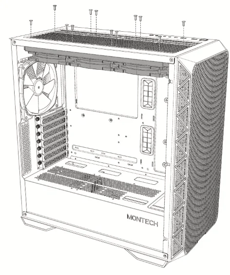 Montech AIR 903 MAX Mid Tower Case 12