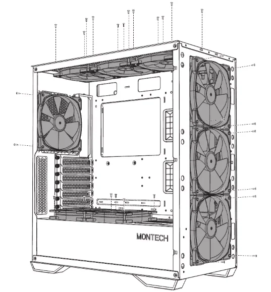 Montech AIR 903 MAX Mid Tower Case 14