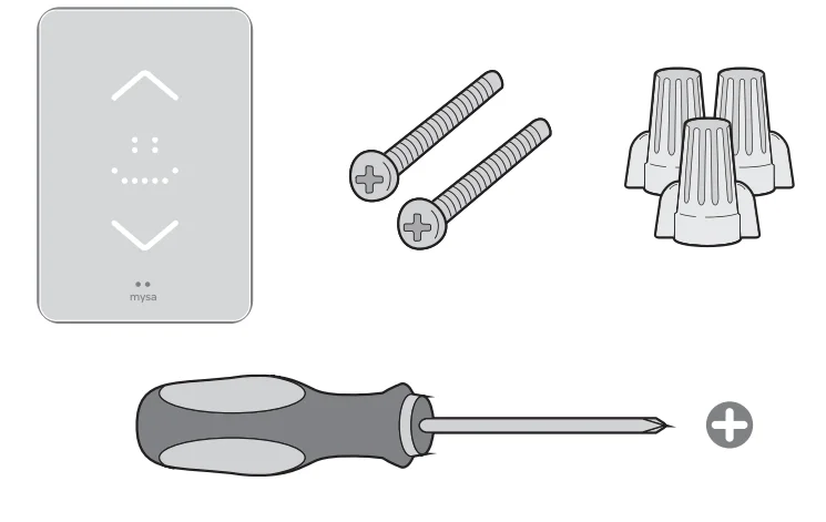 Mysa BB2-0 Smart Thermostat for Electric In-Floor Heating 1