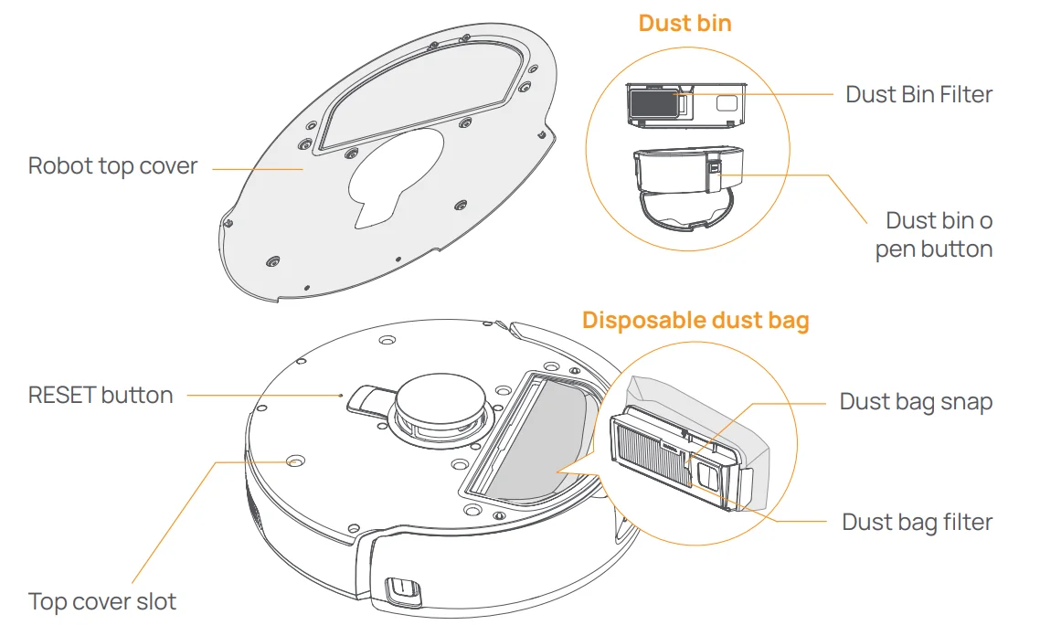 Narwal Freo X Ultra Robot Vacuum User Manual Narwal Freo X Ultra Robot Vacuum 5