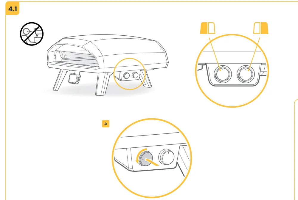 Ooni Koda 2 Max 28mBar Gas Pizza Oven 12