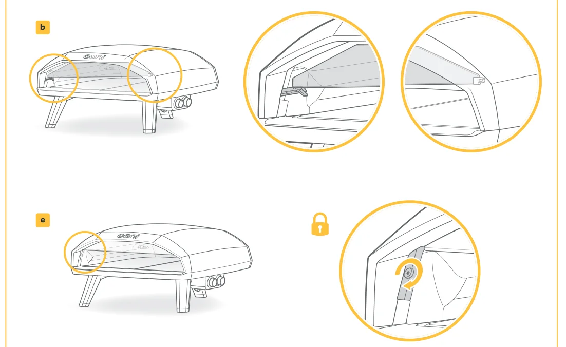 Ooni Koda 2 Max 28mBar Gas Pizza Oven 16