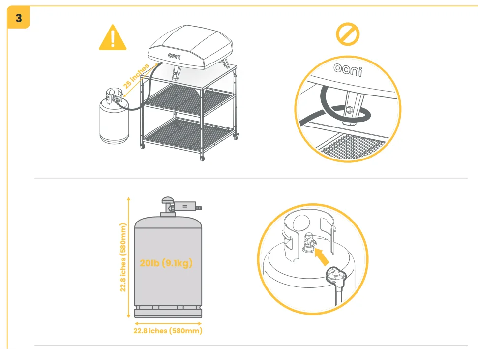 Ooni Koda 2 Max 28mBar Gas Pizza Oven 9