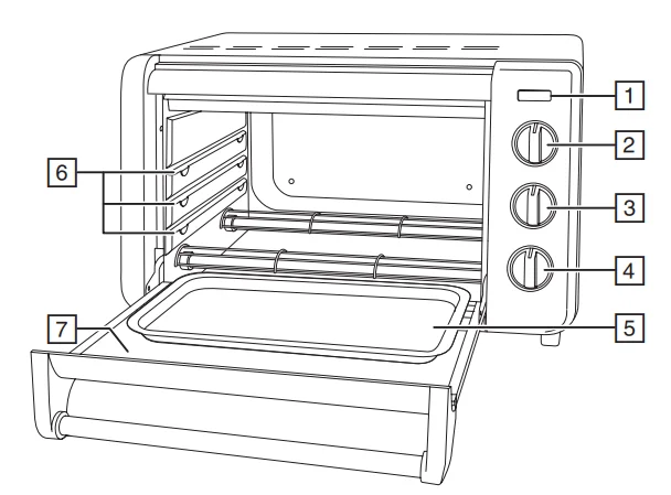 Russell Hobbs 26680-56 Express Air Fry Mini Oven Manual Russell Hobbs 26680-56 Express Air Fry Mini Oven 1