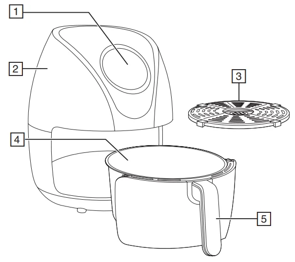 Russell Hobbs 27350 Essentials Air Fryer 1