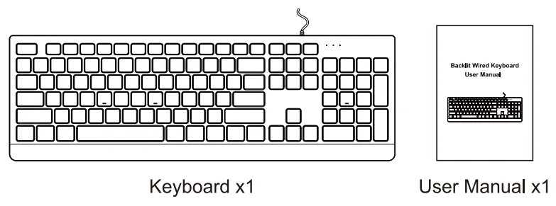 Sablute K11PRO Wired Keyboard 1