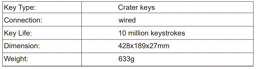 Sablute KC782 Wired Keyboard 3