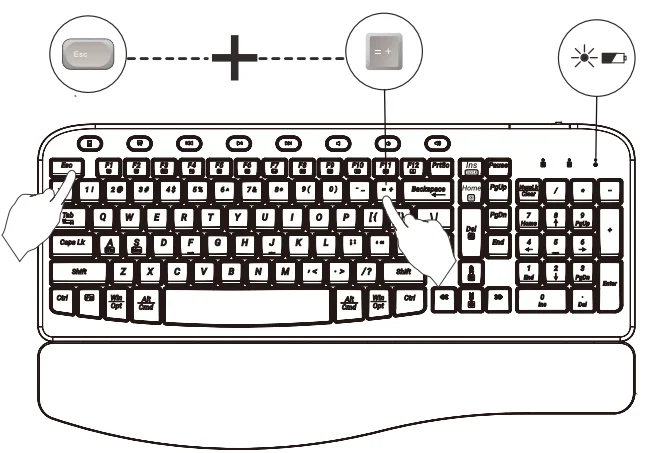 Sablute KL15 Wireless Keyboard and Mouse Combo 11