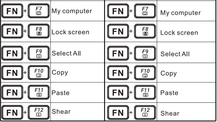 Sablute KL15 Wireless Keyboard and Mouse Combo 15