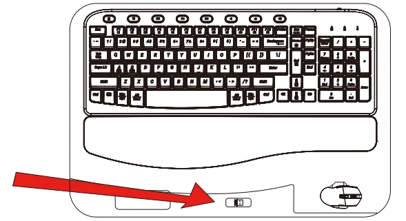 Sablute KL15 Wireless Keyboard and Mouse Combo 3