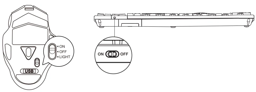 Sablute KL15 Wireless Keyboard and Mouse Combo 6