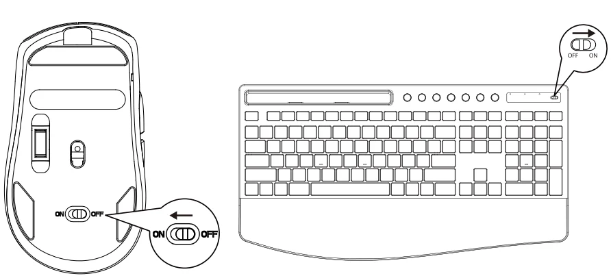 Sablute KM22 PRO Wireless Keyboard Mouse 4