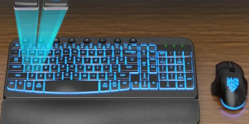 Sablute KM22 PRO Wireless Keyboard Mouse feat