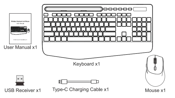 Sablute KM22Max Wireless Keyboard Combo 3