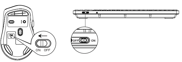 Sablute KM23 Wireless Keyboard and Mouse 7