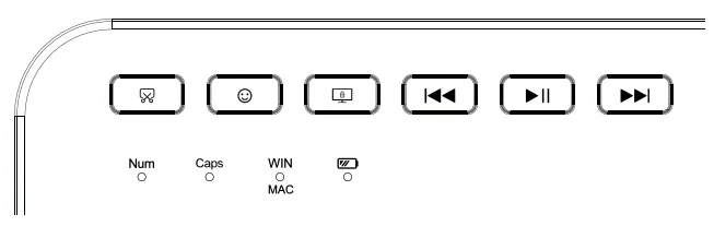 Sablute KM25Pro Wireless Keyboard Combo 12