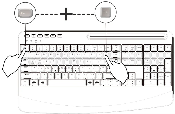 Sablute KM25Pro Wireless Keyboard Combo 3