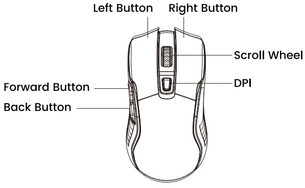 Sablute KM25Pro Wireless Keyboard Combo 5