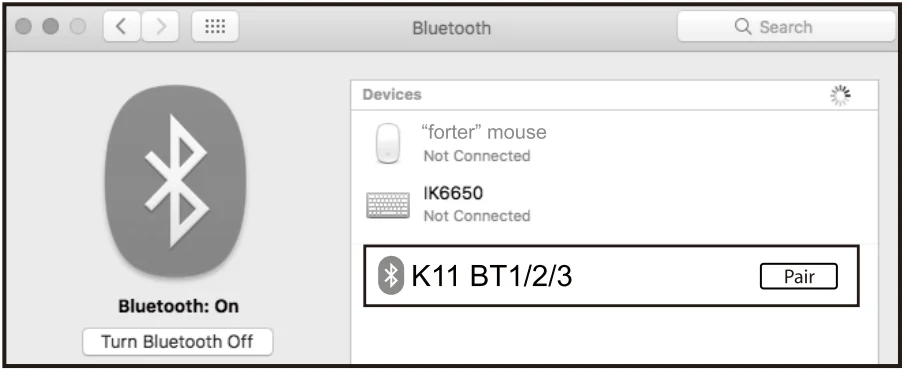 Sablute KMA1 Pro wireless keyboard & Mouse Combo 7