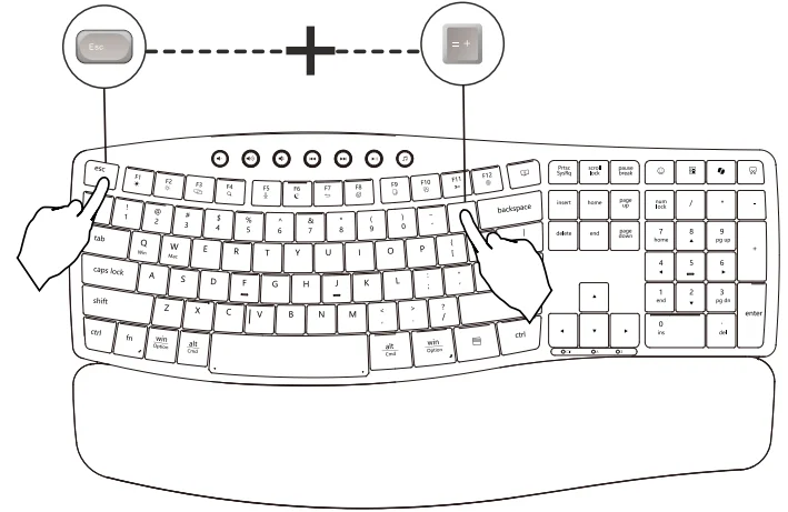 Sablute MA41 Wireless Keyboard Combo 3