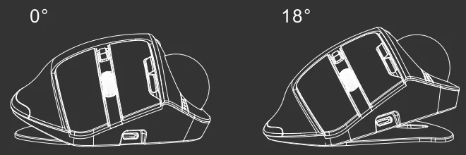 Sablute MAM1 Pro Wireless Trackball Mouse 11